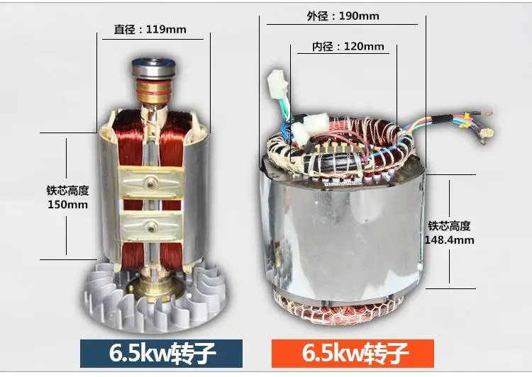 Быстрая 380 кВт В 50 Гц трехфазный ротор статор бензиновый генератор дизельный генератор костюм для любого китайского бренда