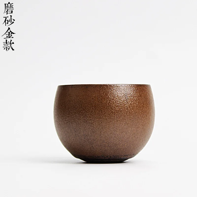 Японский стиль, посуда для напитков, старинная печь, грубая керамика, чайная чашка, керамическая чашка, кунг-фу, чай пуэр, чашка для чая, 90 мл, керамика, чайная церемония - Цвет: F