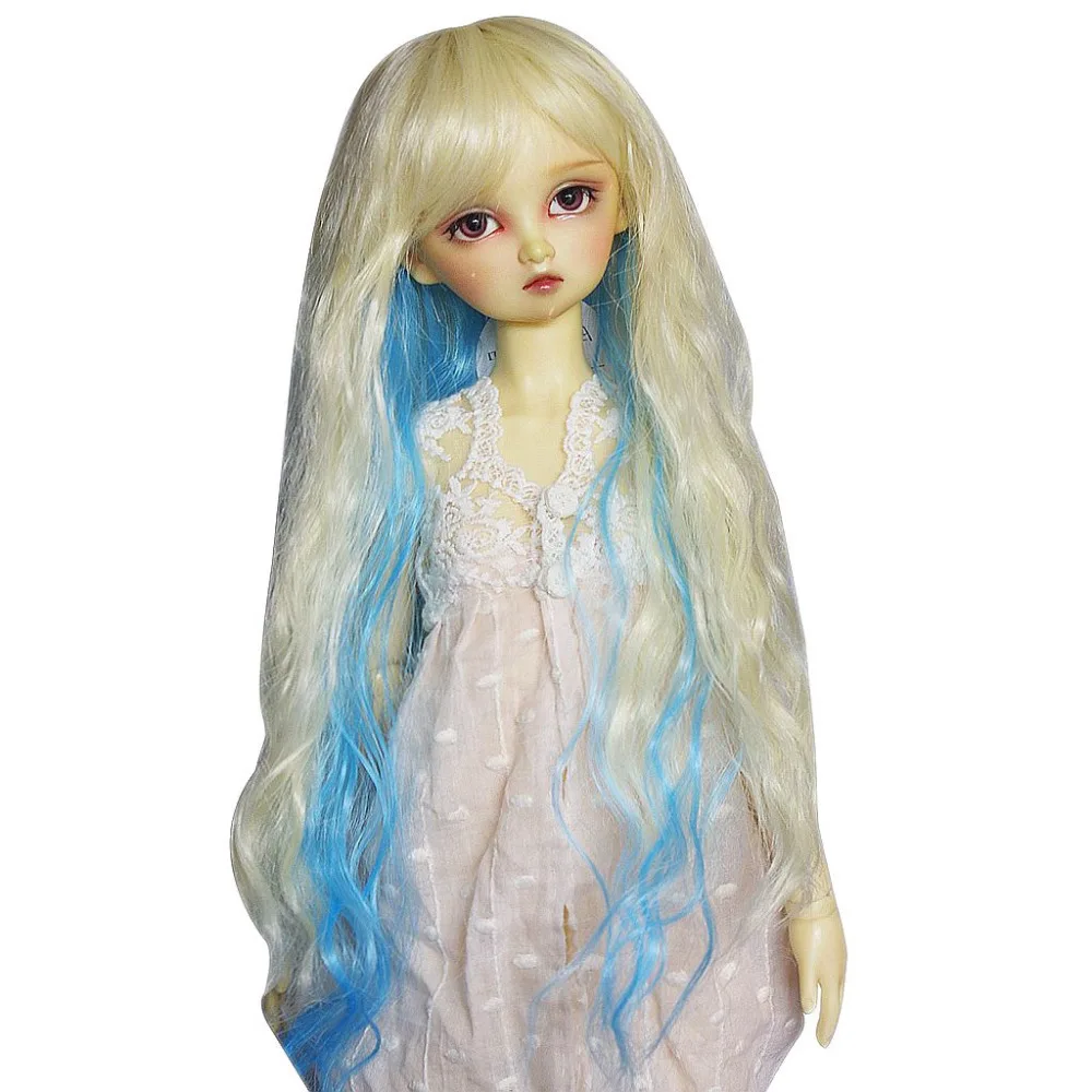 wamami 97 Blond Blue Long Straight Wig For 1 3 SD AOD DOD DZ BJD