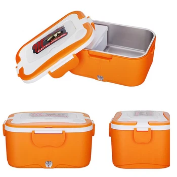 

1.5L Mini Lunch box stainless steel liner electric food heating insulation boxes for home EU US plug 220V-110v