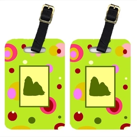 Carolines Treasures CK1150BT Pair Of 2 Shih Tzu Luggage Tags (1)