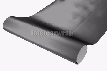 

Metallic Titanium Brushed aluminu Vinyl Car Wrap With Air Bubble Free Automobiles & Motorcycles Covering foil 1.52*30M/Roll