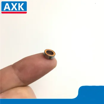 

SMR104 2OS 4X10X4 2PCS Fishing Reel Bearing ABEC 7 SMR104 2RS ORANGE RUBBER Stainless steel hybrid ceramic ball bearing