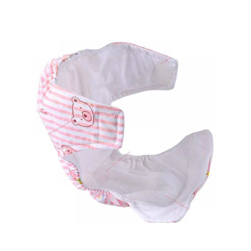 Cotton Breathable Reusable Nappies Baby Cloth Diaper Cover Napkins