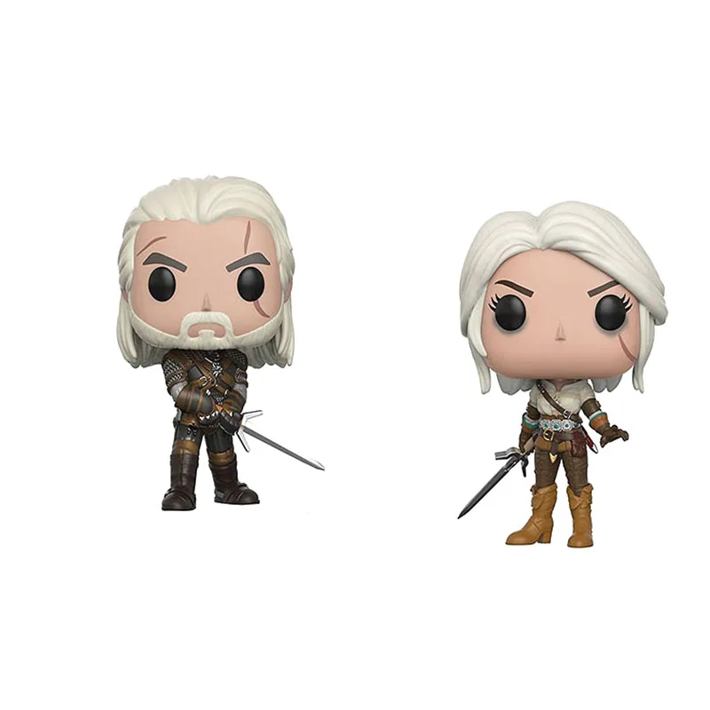 

POP the wicher Geralt Cirilla Desk Model Doll PVC Action Figure Collectible Model Toys For Friend Birthday Christmas Gift