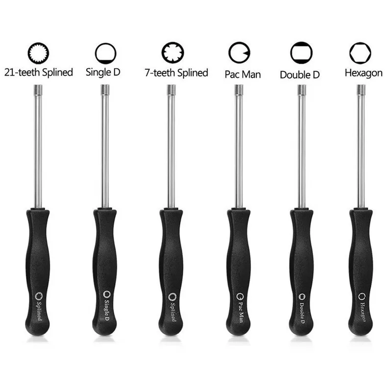 

Carburetor Adjusting Tool Set Pac Man / Single D/ Double D / Hexagon Hex Socket / 21-Teeth Splined / 7-Teeth Splined Screwdriver