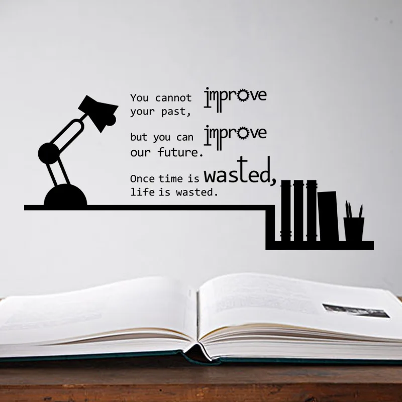 Home decal wall stickers inspirational quotes removable mural living