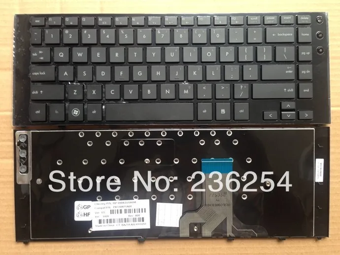 

The new US Laptop Keyboard For HP ProBook 5310 5310M 13" 5310m Black wtih frame PK1308P1A00 MP-09B83US6698