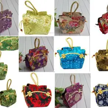 Дизайн 10 шт. китайский шелк ручной работы одежда стиль сумки кошельки сумки