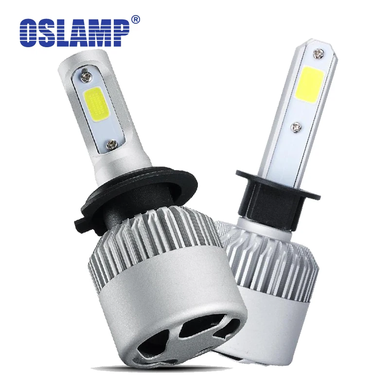 

Oslamp COB 72W H7 H1 Led Car LED Headlight Bulbs 8000LM 6500k Auto Led Headlamp H1 Led Lamp 12v 24v For FORD/Focus/Mondeo
