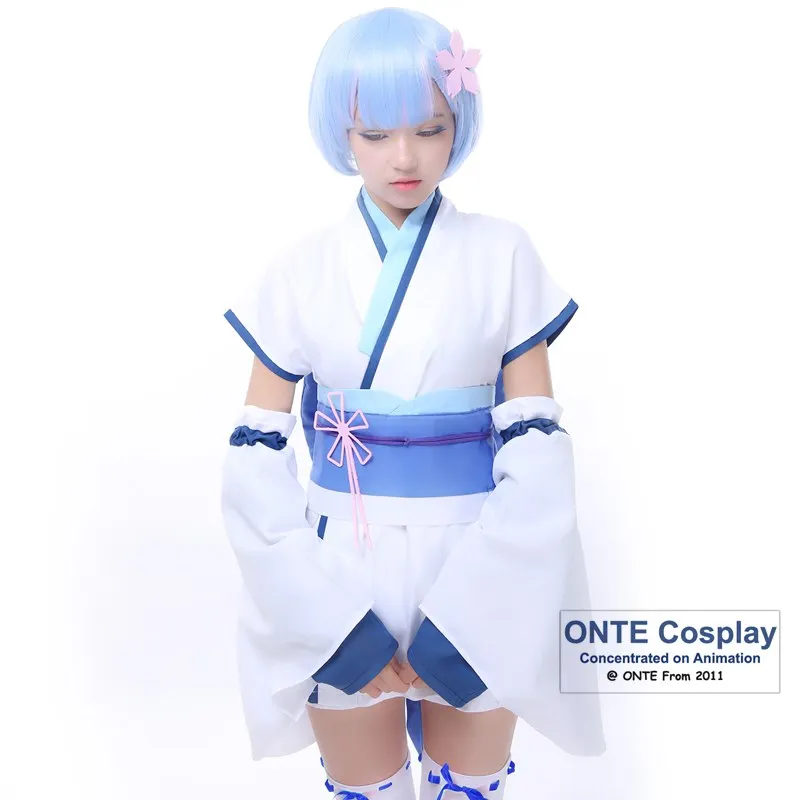 Re:Zero kara Hajimeru Isekai Seikatsu RAM / REM Young Кимоно костюмы косплей Женский Халат пальто для