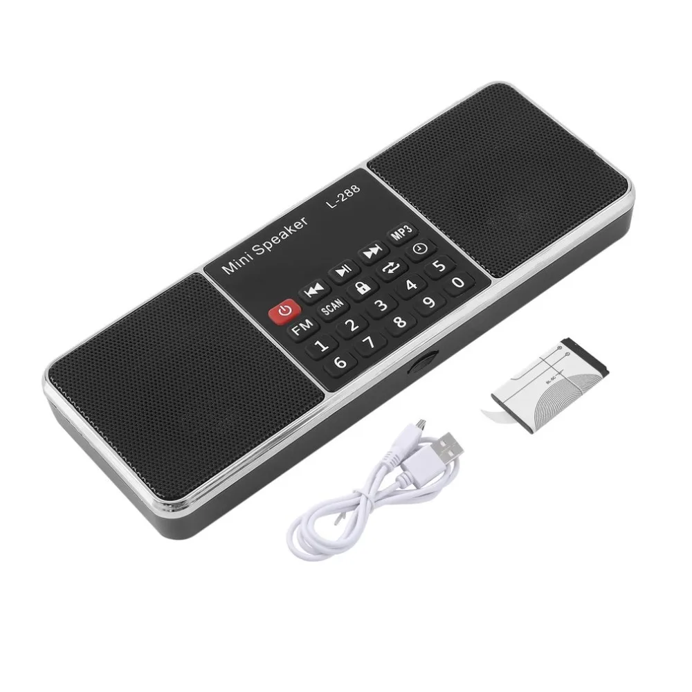 Multifunctional Dual Channel Digital Portable MP3 Music Player Speakers Loudspeaker Support TF Card USB Disk L288 Multifunctional Dual Channel Digital Portable MP3 Music Player Speakers Loudspeaker Support TF Card USB Disk L288