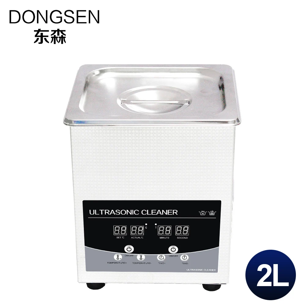 Goede 2L Digitale Ultrasone Bad Cleaning Machine Groente Fruit Metal Mold Olie Roest Ontvetten Industri euml;le Ultrasound Tank Gereedschap