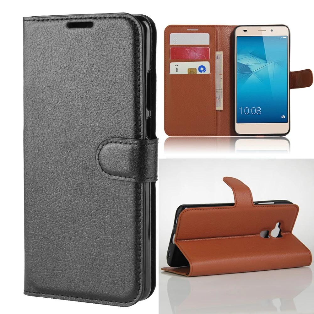 

Wallet case Card Holder Phone Cases for Huawei Honor 7 Lite 5.2-inches pu Leather Cover Case Protective holster