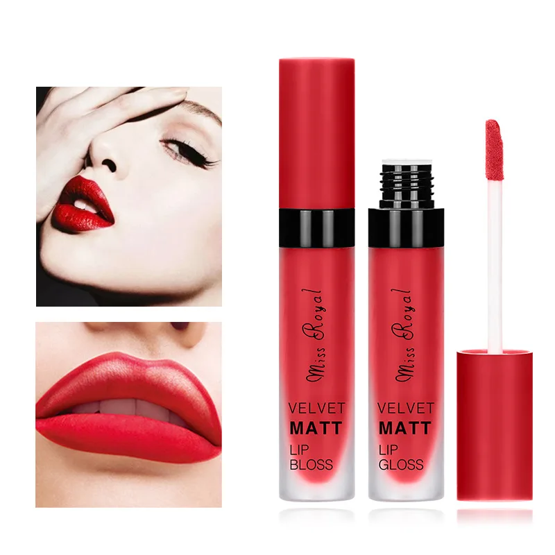 1PC New Matte Lip gloss Sexy Liquid Lip Gloss Matte Long Lasting Waterproof Cosmetic Makeup Lip gloss