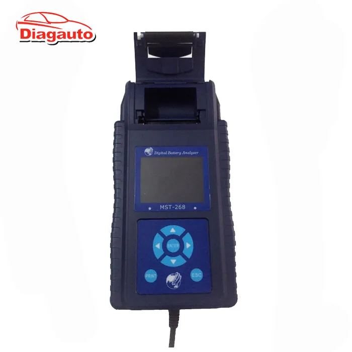 automotive battery analyzer Digital with Printer MST-268 multi language support