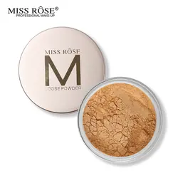 Miss Rose 12 цветов телесный Макияж для лица свободный порошок масло контроль банан пудра кожа отделка длительная Настройка фиксация Отделка