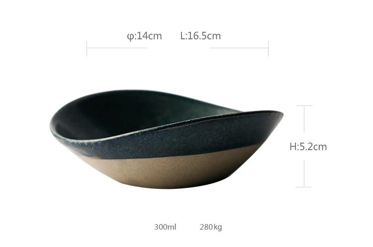 ceramic bowls creative pottery pigmented cutlery home salad noodle bowl for food and vegetables Europe style House-moving gifts