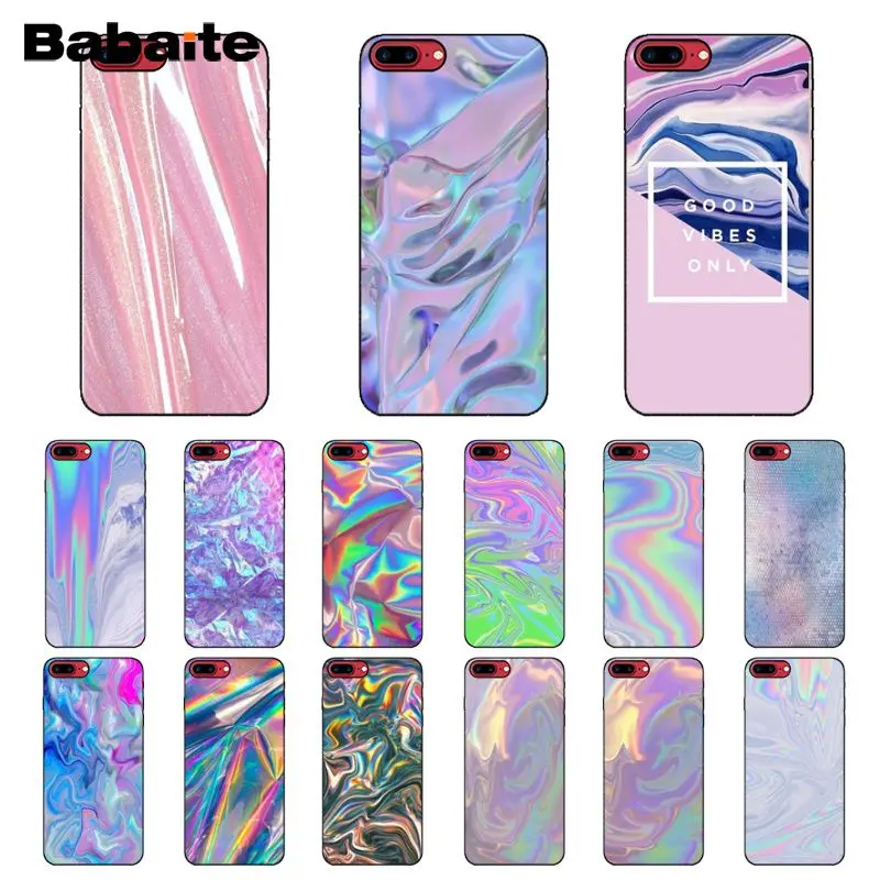 Babaite пастельный металлик Новинка чехол для телефона Fundas Apple iPhone 8 7 6 6S Plus X XS MAX 5 5S SE XR