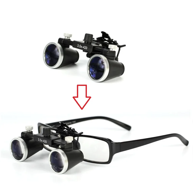  2.5X/3.5X 420 mm Dental Loupe Magnifier Binocular Magnifier Surgery Surgical Medical Operation Loup - 32920033300