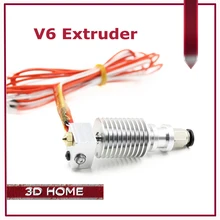 Экструдер 3D V6 3D Печати j-глава hotend для 1.75 мм/3 мм Прямой Нити Уэйд Экструдер 0.2/0.3/0.4/0.5 мм Сопла долго расстояние