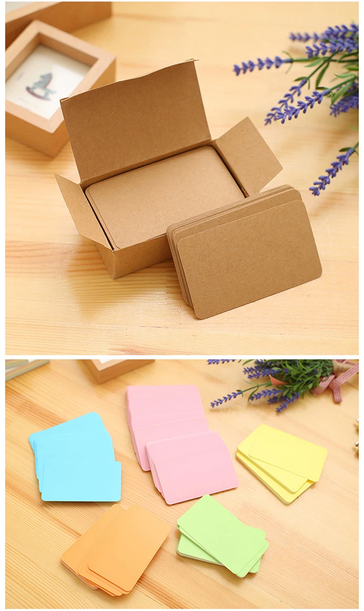 90~ 100 шт/1 лот в коробке креативный бумажный блокнот ярких цветов, блокнот-стикер, открытка для сообщений, липкие заметки, блокнот, карточки для слов