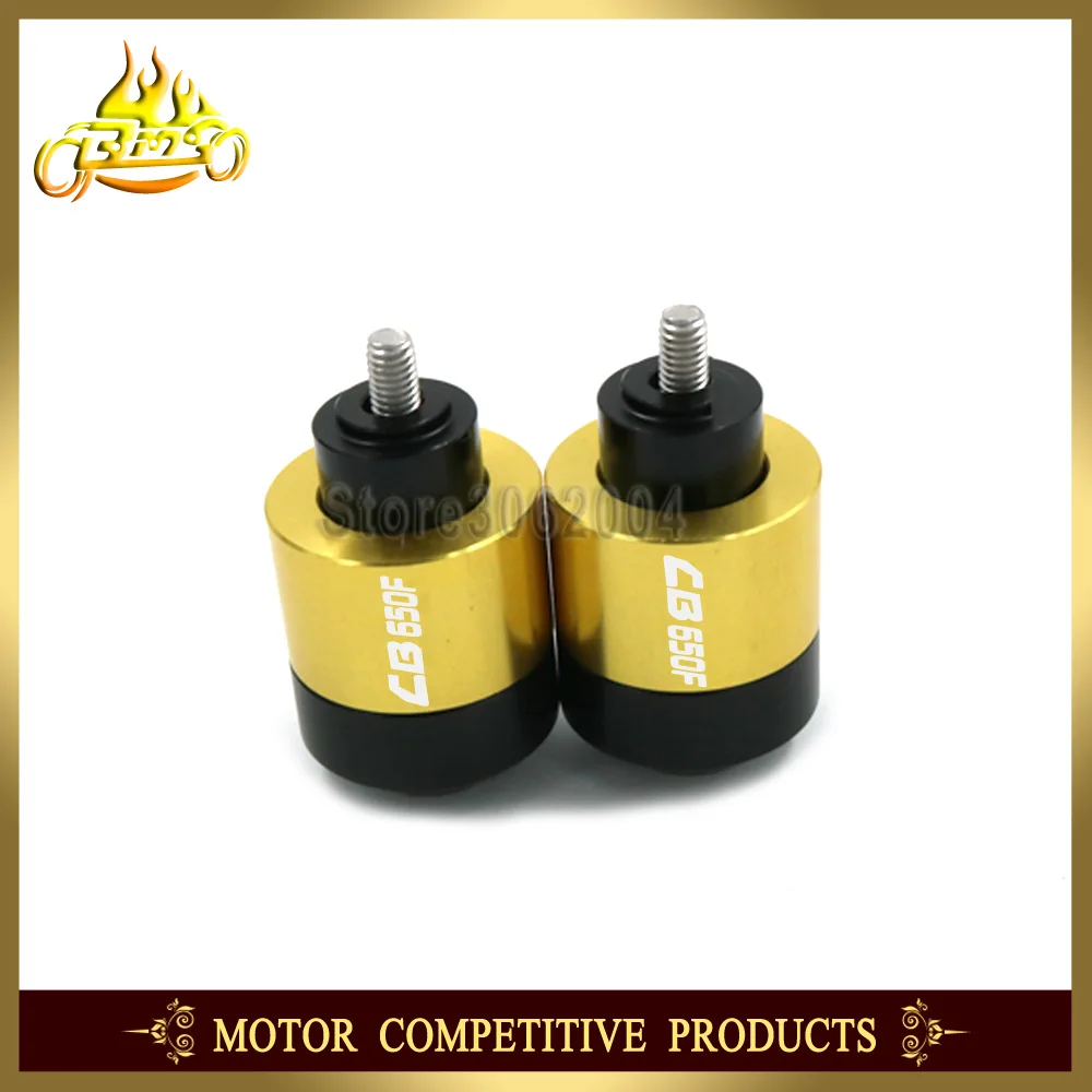 

Bar Ends Handlebar Grip End Caps Aluminum Motorcycle Accessories For HONDA CB 650F CB650F CB650 2014 - 2017 2016 2015 CNC