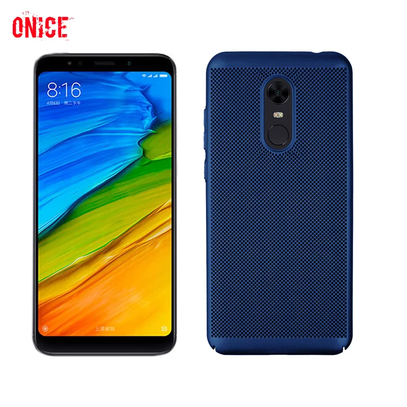 Redmi 5 Plus Mesh Radiating Phone Case On For Xiaomi Hard Cover Fundas Xiomi 5Plus 4/6/32/64/128 GB Men |