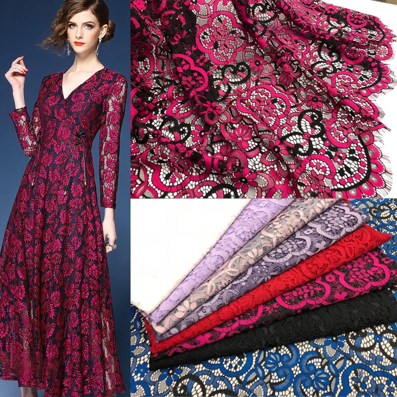 LASUI C0322 1 шт. 8 цветов без выцветания смешанные цвета великолепные полые французские ресницы позиционирования кружевной ткани