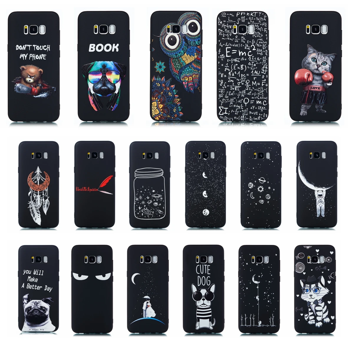 Роскошный чехол для Samsung Galaxy S8 Plus + G955 G955F G955FD мягкие чехлы из ТПУ S8Plus Силиконовые с