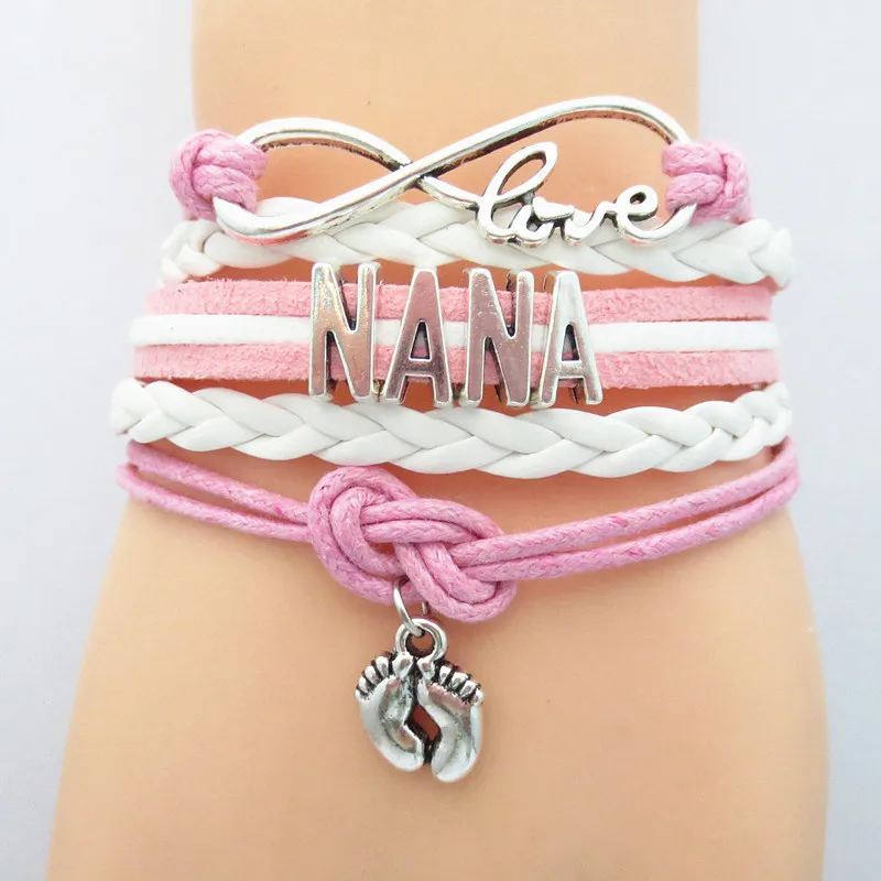 Fashion Infinity Love Nana Bracelets Charm Woman Jewelry Img 3297