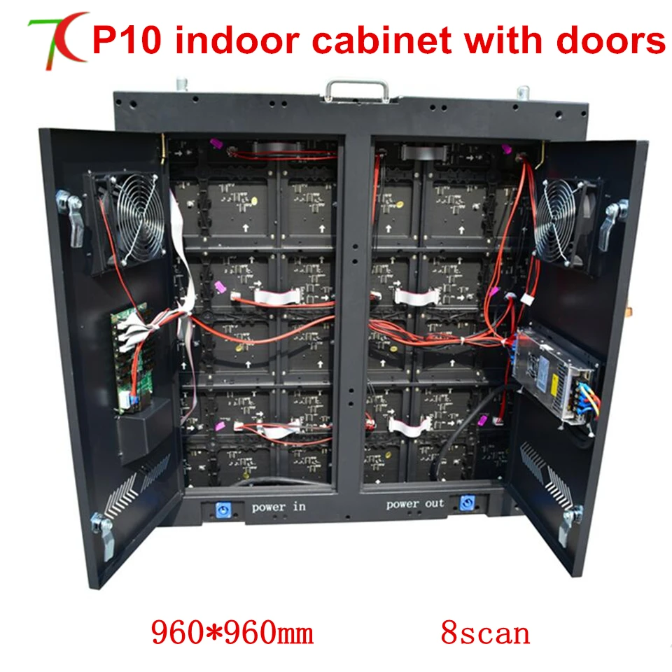 Продажа с завода 960*960 мм P10 комнатное оборудование для сканирования 8 шкафов со