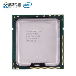 Intel Xeon L5520 настольный процессор Quad-Core 2,26 GHz L3 Кэш 8 Мб 5,86 GT/s QPI LGA 1366 SLBFA 5520 Server используется Процессор