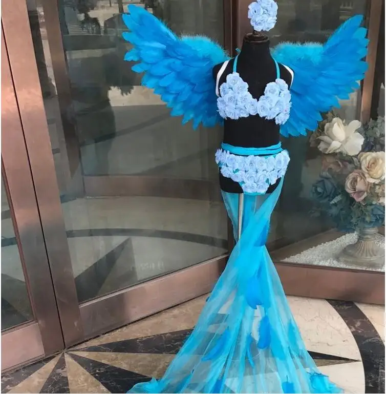 Модный детский костюм с крыльями перьев и для танцев|wings costume|wing wingwing girl |