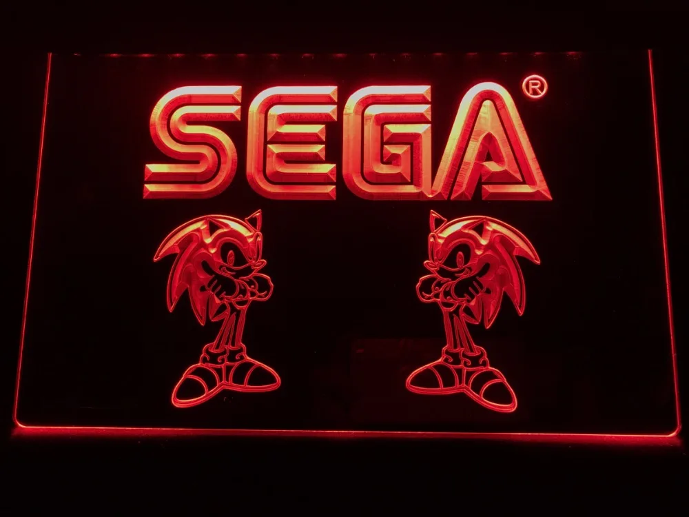 R065 Sega светодиодный неоновый светильник знаки|Таблички и знаки| |