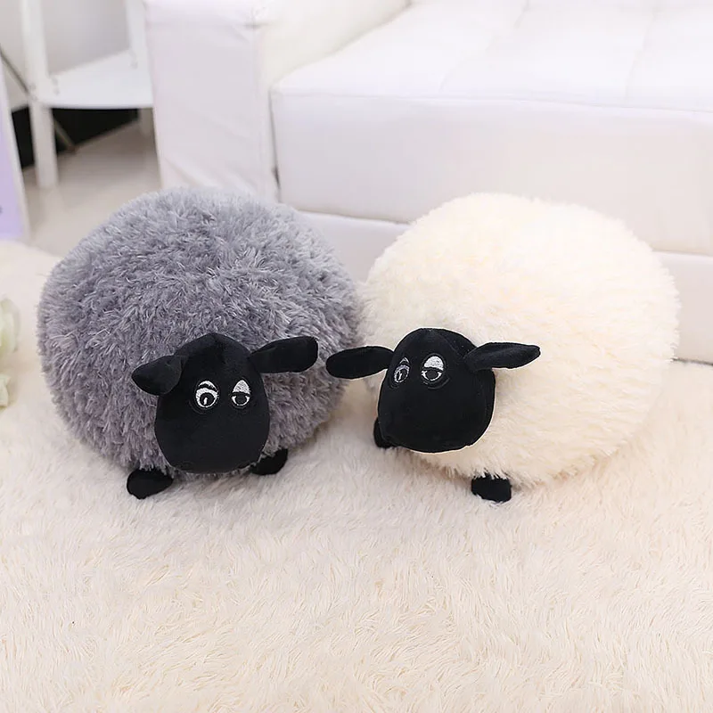 20 60cm Goat Grey White Sheep Stuffed Plush Toy Doll Animal Girl