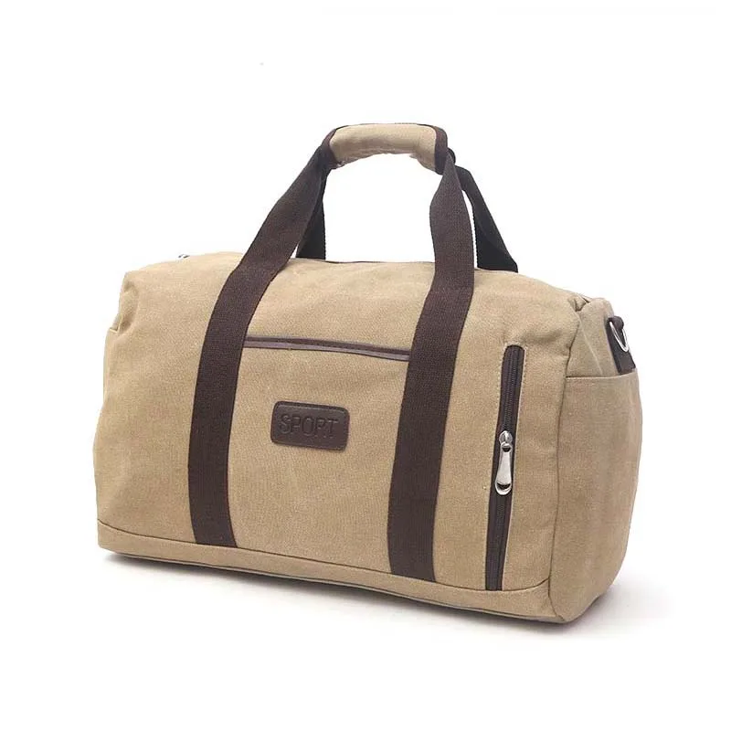 High Quality Large Capacity Canvas Gym Bag Professional Outdoor Fitness