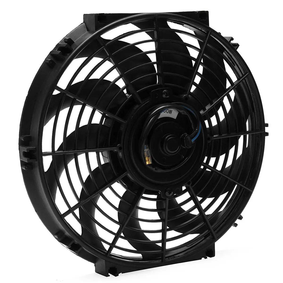 Cena 9 cali 10 cali 12 cali 12V 80W grzejnik elektryczny Intercooler chłodnica silnika chłodnica oleju wentylator Push Pull dla uniwersalnego samochodu