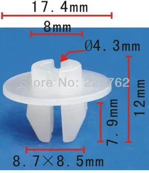 

Free Shipping 100PCS Booth front grille mounting screw installation For TOYOTA ALPHARD Auto Plastic Fastener Car Fastners Clips