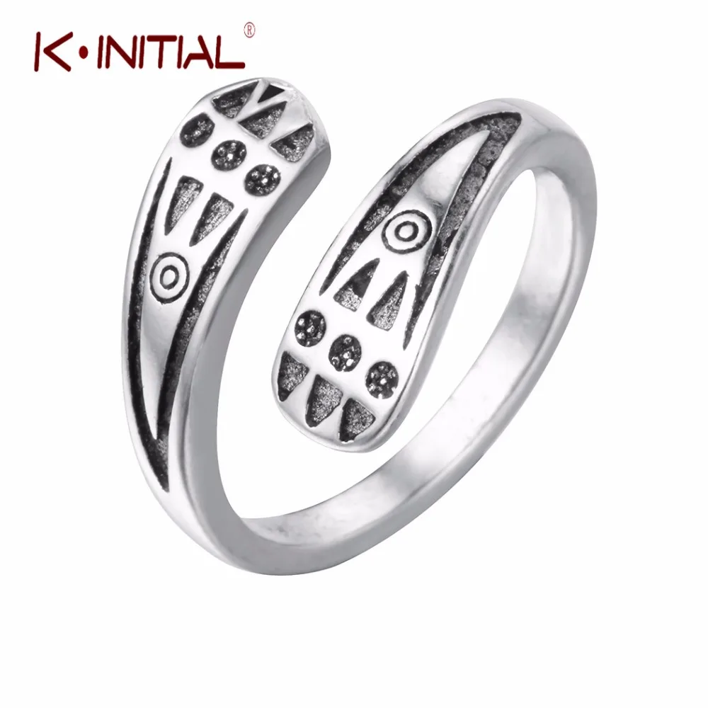 

Kinitial 925 Sterling Silver Bear Cat Claw Adjustable Double Dog Paw Rings Women Fashion Animal Tail Ring Wedding Anniversary