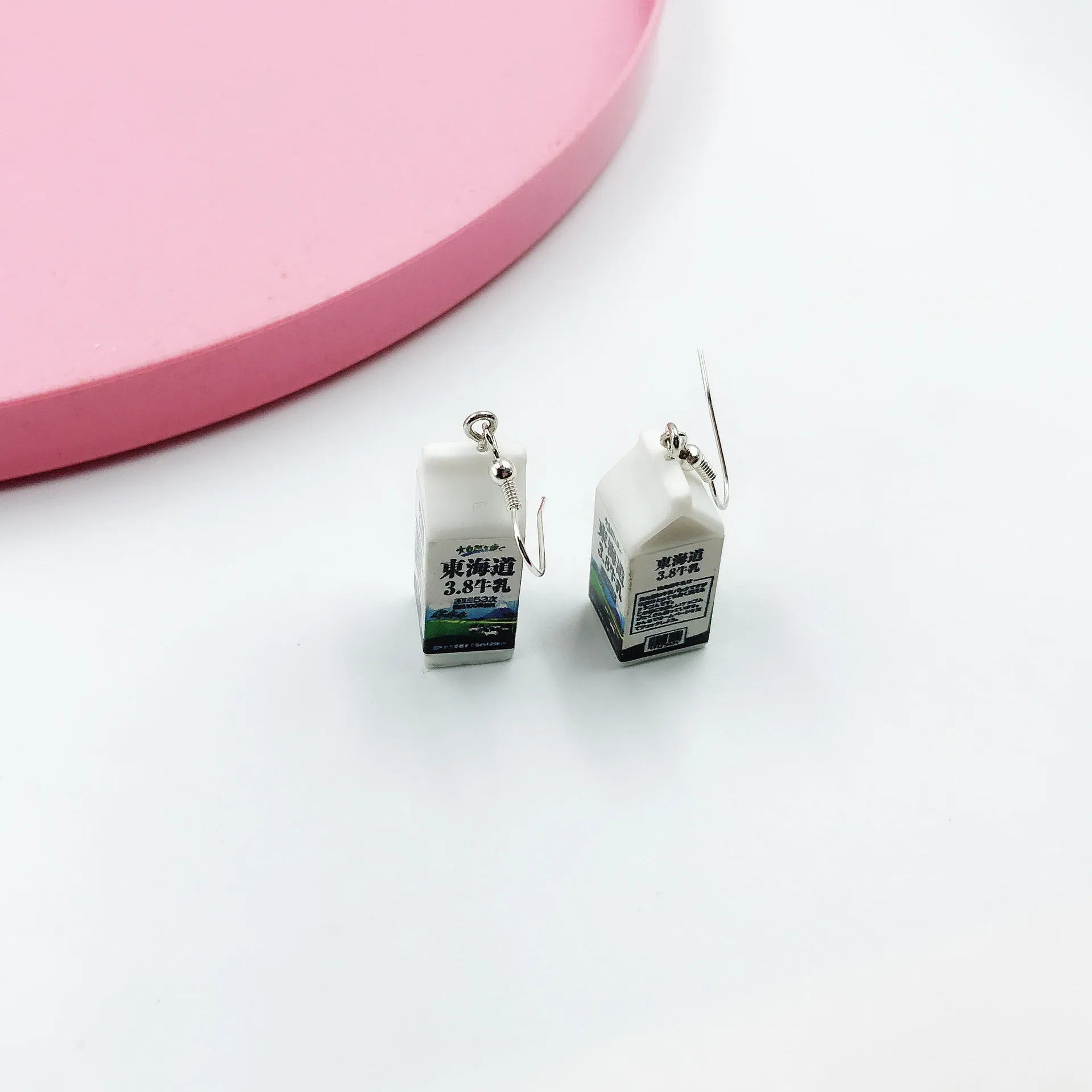 Korean milk bottle Drop Earrings for Women Fashion Accessories Girl DIY Handmade Unique Personality Dangle Earrings Jewelry Gift