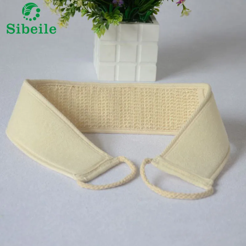 SBLE Wash Skin Spa Towel Loofah Towel Massage Scrubber Hemp Natural Soft Exfoliating Skin body wash Body Bath Brushes
