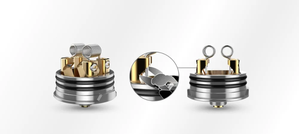 Digiflavor DROP RDA Tank E Cigarette Atomizer with 4 Large Post Holes Easy to DIY Fits E-Cig Box MOD Vape 02