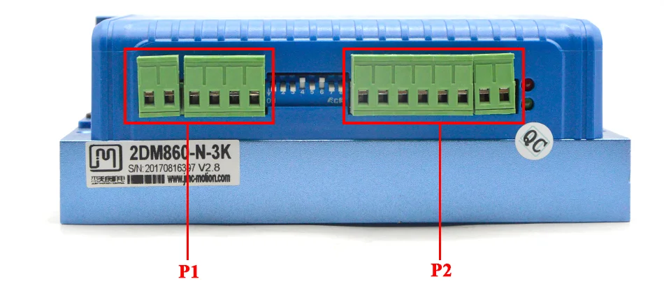 2 Фаза шаг водитель мотора 2DM860 входное напряжение AC30-80V DC 40-110 В матч с 57 86 последовательный остановка двигателя