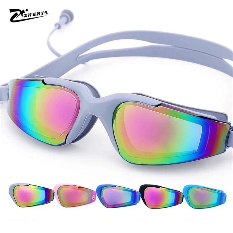 Swimming glasses men women professional Anti Fog Adult earplug arena