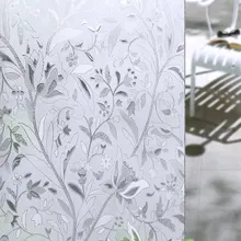 45*100 см самоклеющиеся тюльпаны декоративная пленка из ПВХ окна для мебели матовые непрозрачные Statique Raam стикер