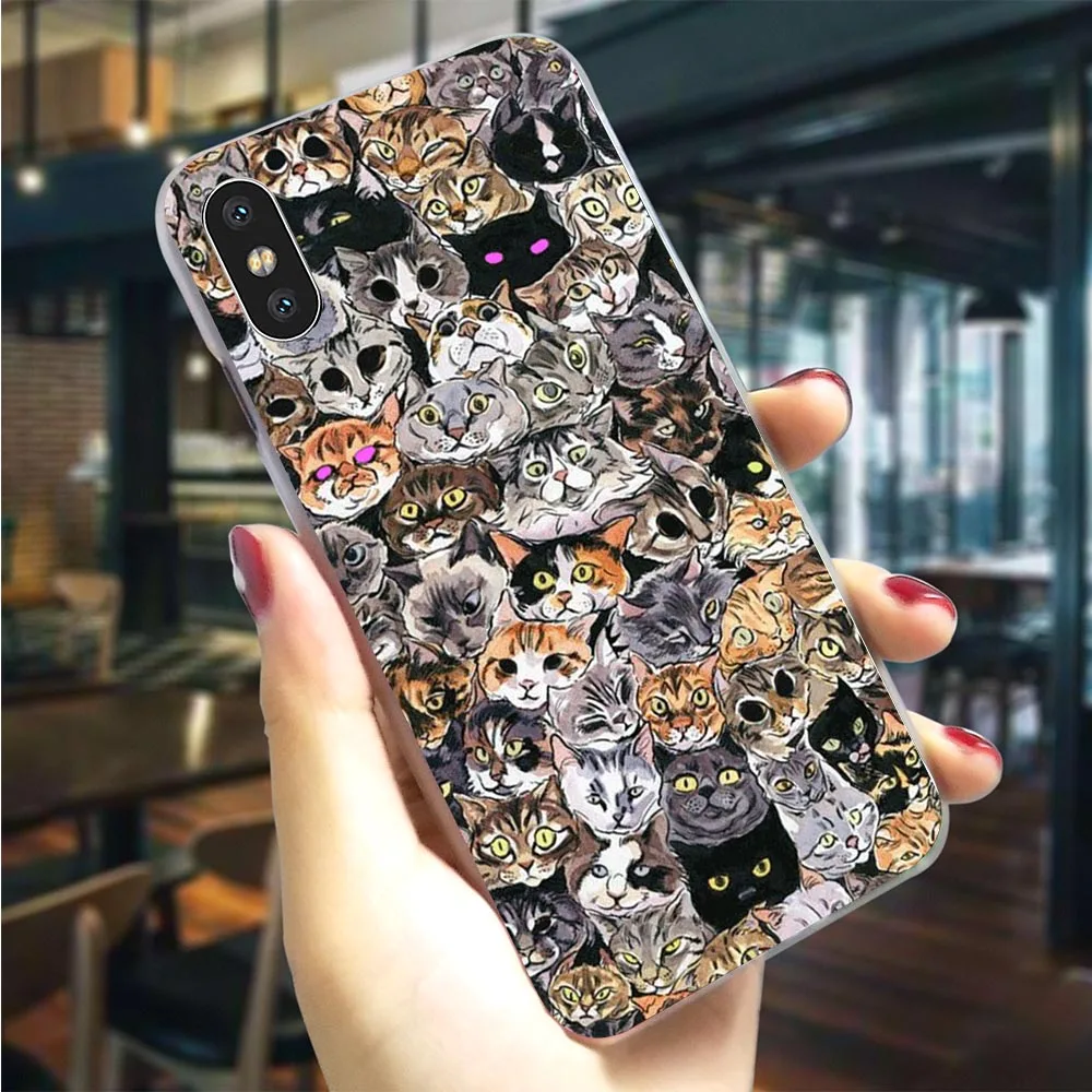 Чехол для телефона с изображением животных и милой лисы кота iPhone X 5 5S SE 6 6S Plus 7 8/7 10