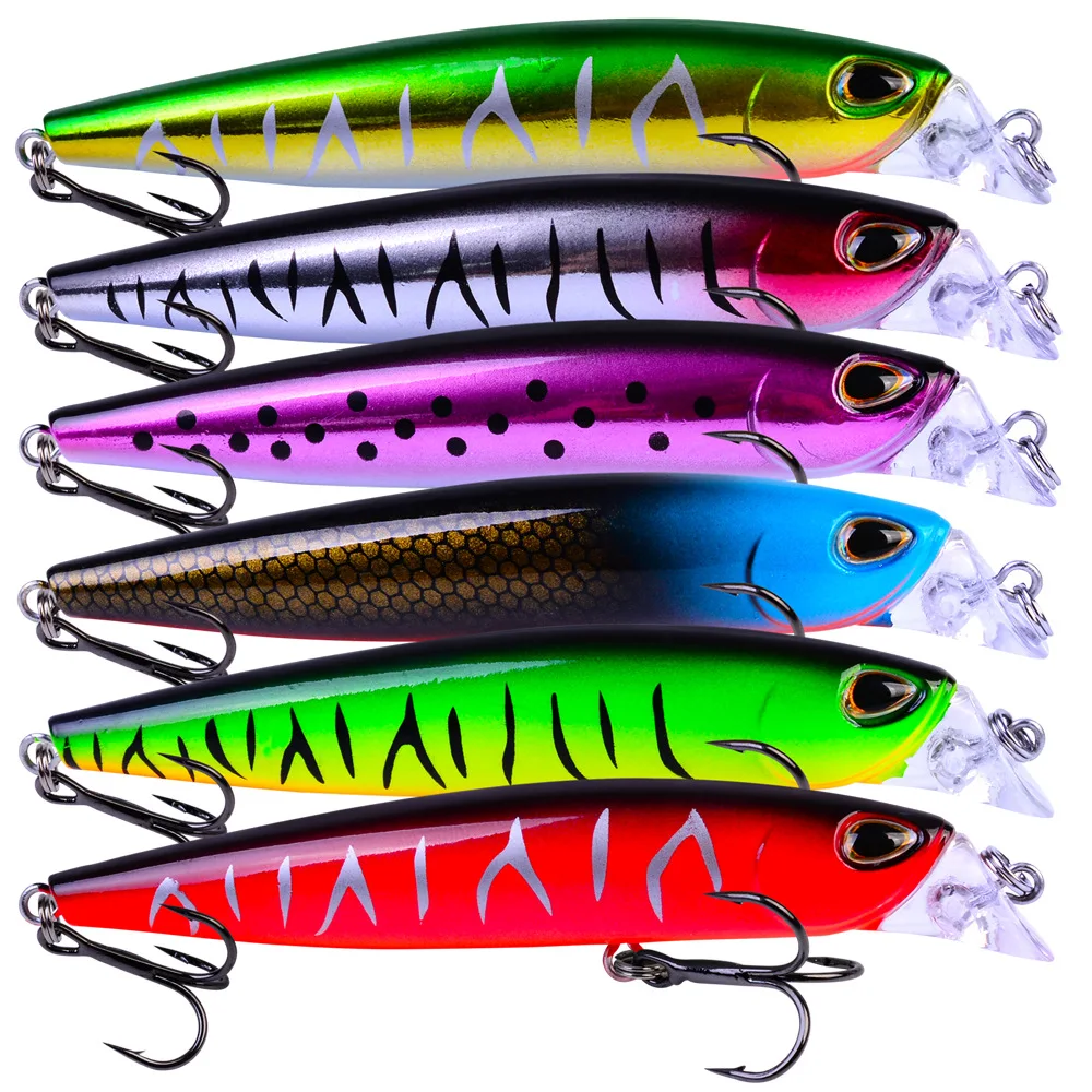 Minnow приманка для рыбалки карандаш 94 мм 10 4 г Твердый воблер Crankbait 3D глаза Карп