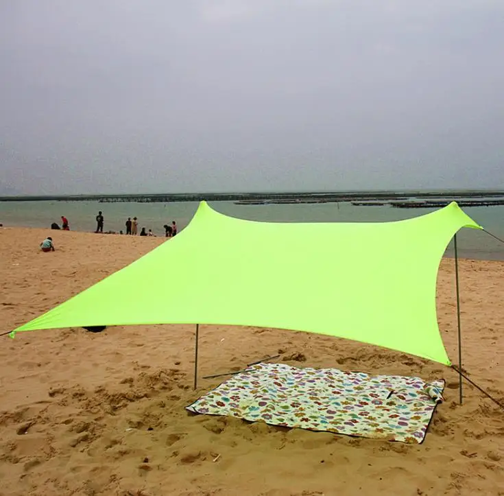 2 3 Person Lycra Beach Canopy Sun Shade Fishing Awning Travel Trek Car Self Driving UV Outdoor Camping Sun Shelter Tent Pergola|Tents| - AliExpress