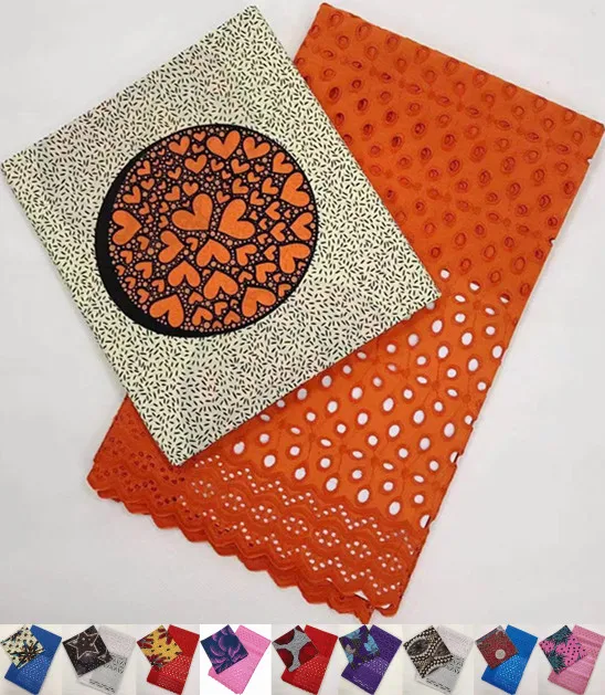 

3+2.5yards african fabric swiss voile lace in switzerland java wax prints fabric cotton african lace fabric dubai lace AB-A3